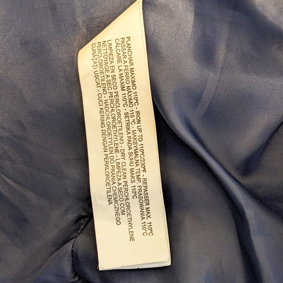 Zara Man Black Suit Jacket with Blue Lining - Picture 7 of 15